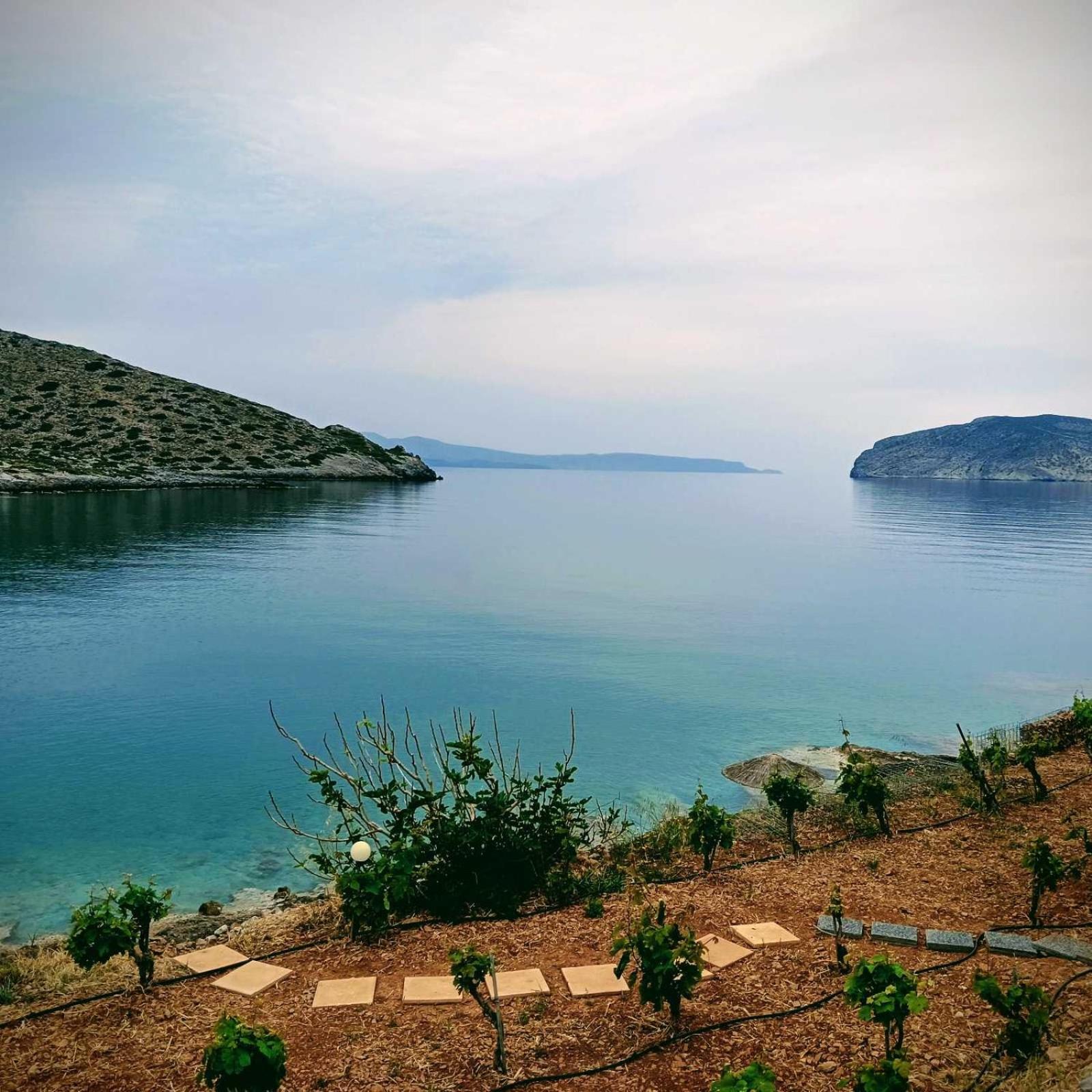 Tholos Alexandra'S Beachfront House Kavoúsion Buitenkant foto