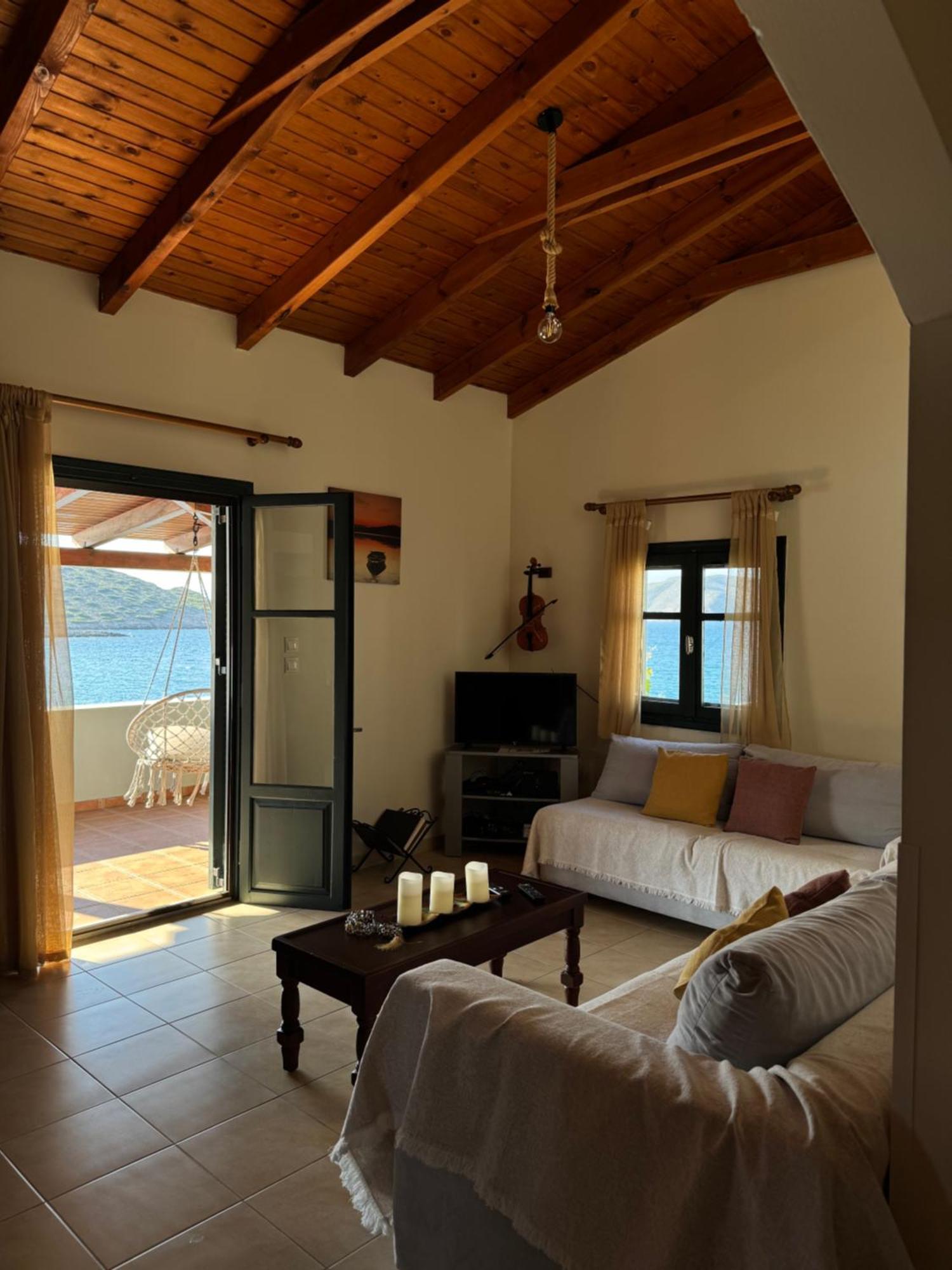 Tholos Alexandra'S Beachfront House Kavoúsion Buitenkant foto